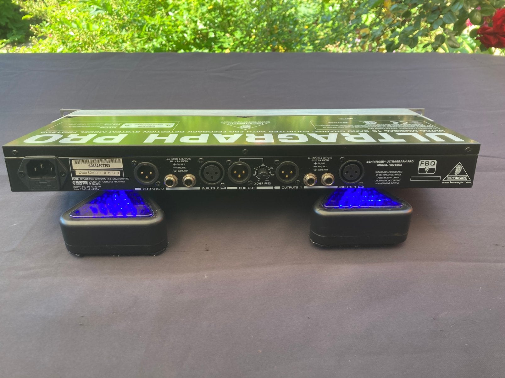 Behringer eq  FBQ 1502, Enlèvement, Utilisé