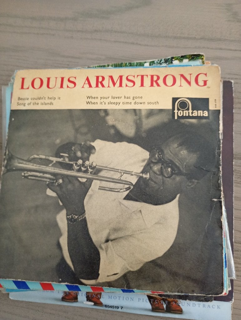 Louis Armstrons - EP Bessie couldn't help it, CD & DVD, EP, Enlèvement ou Envoi, 7 inch, Utilisé