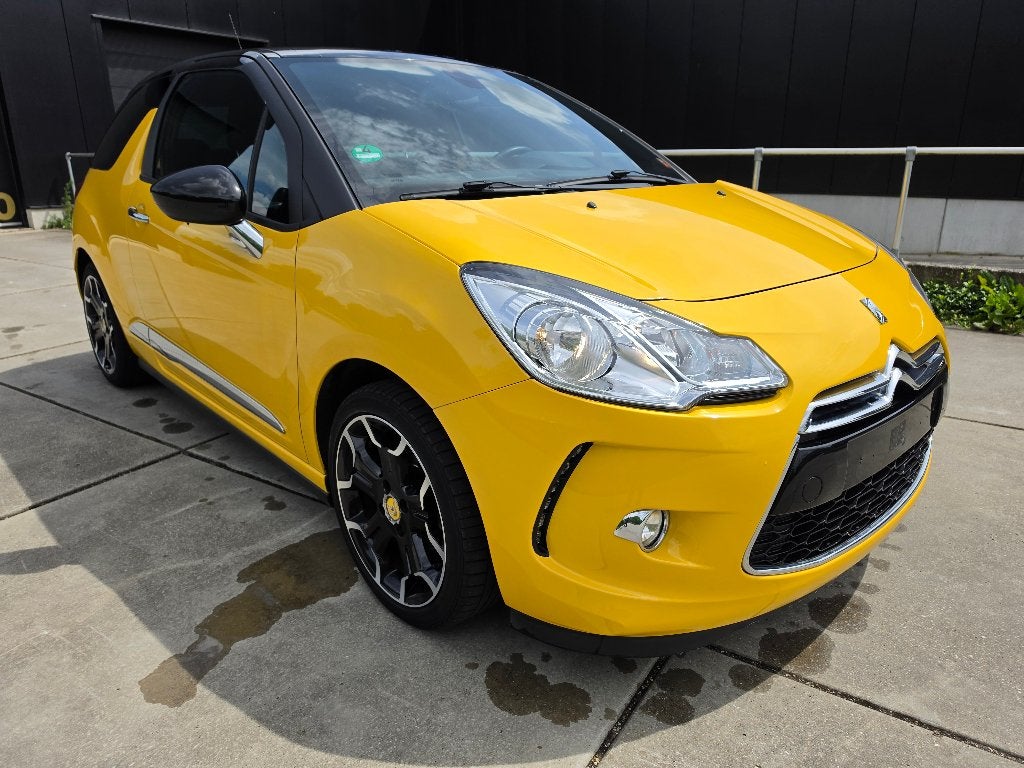 Citroen DS3 1.6 VTI Automaat Airco, Navi + Garantie, Autos, Citroën, Euro 5, Achat, Entreprise, Jaune