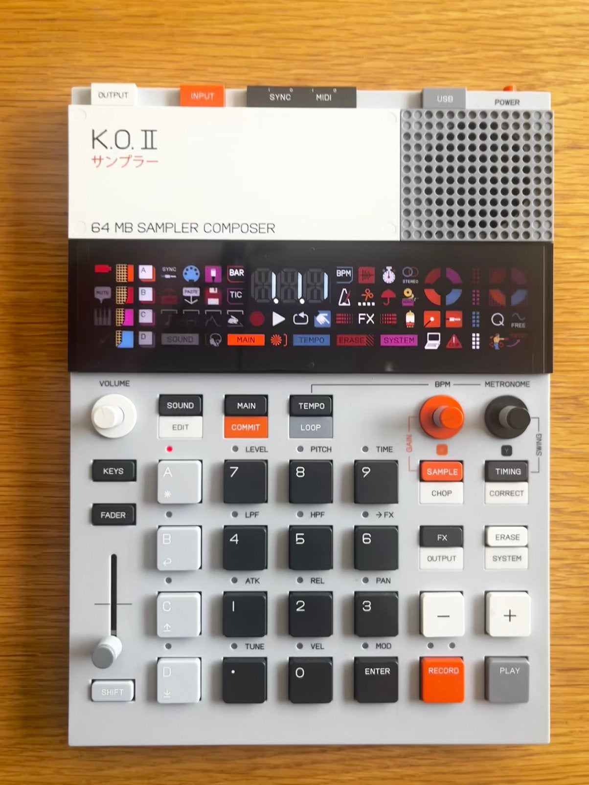 Teenage Engineering K.O. II (EP-133), Muziek en Instrumenten, Samplers, Ophalen of Verzenden, Zo goed als nieuw