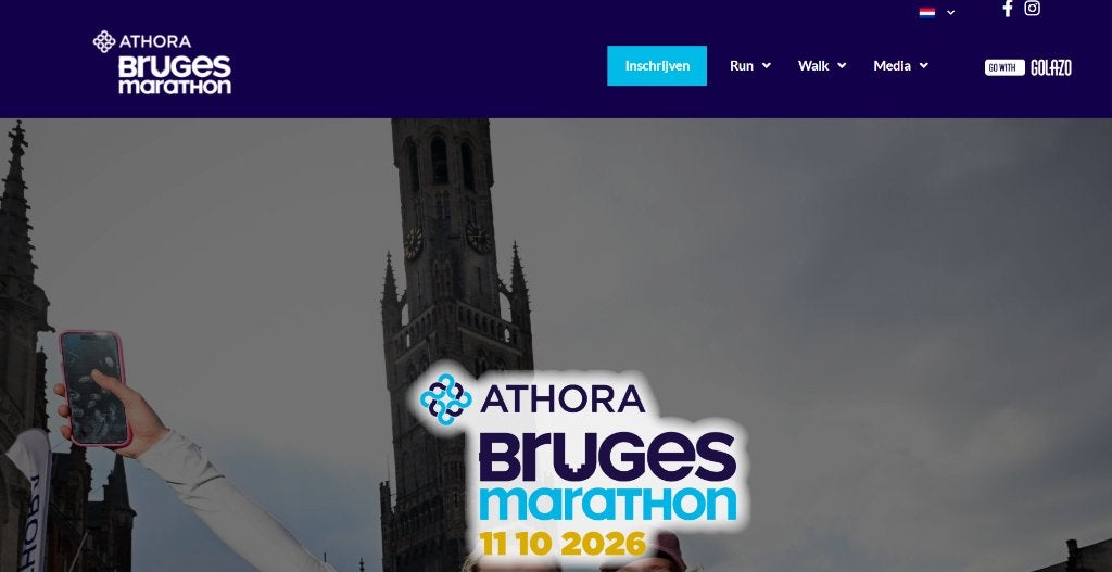 ticket marathon brugge 2026, Tickets en Kaartjes, Sport | Overige, Eén persoon, Oktober