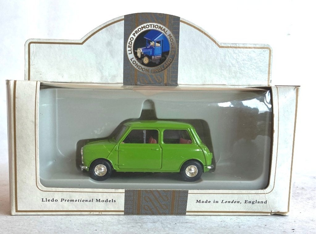 Mini Cooper lime green Vanguards Lledo., Enlèvement ou Envoi, Comme neuf, Voiture, Vanguards