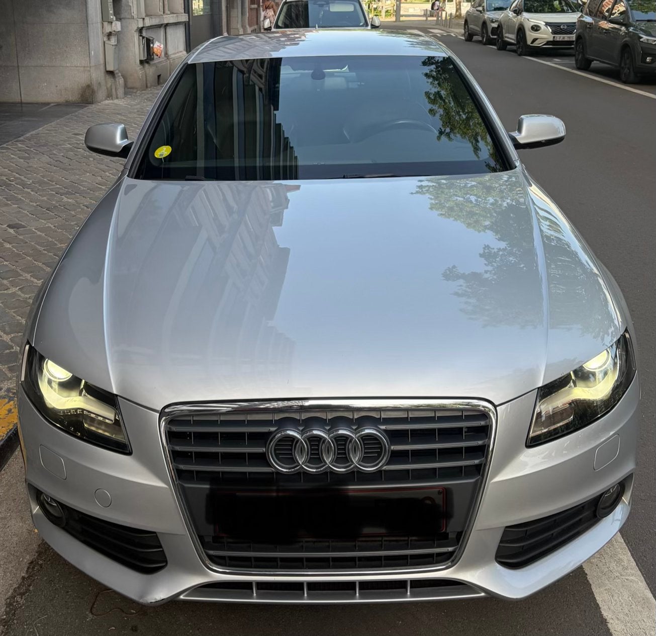 Audi A4 S-lijn 2.0 Tdi, Auto's, Audi, Voorwielaandrijving, Zwart, Particulier, Zilver of Grijs