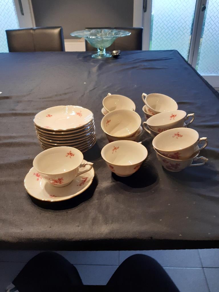 Koffieservies Vintage, Porselein "Maastricht", Huis en Inrichting, Keuken | Servies, Ophalen, Zo goed als nieuw, Porselein, Overige stijlen