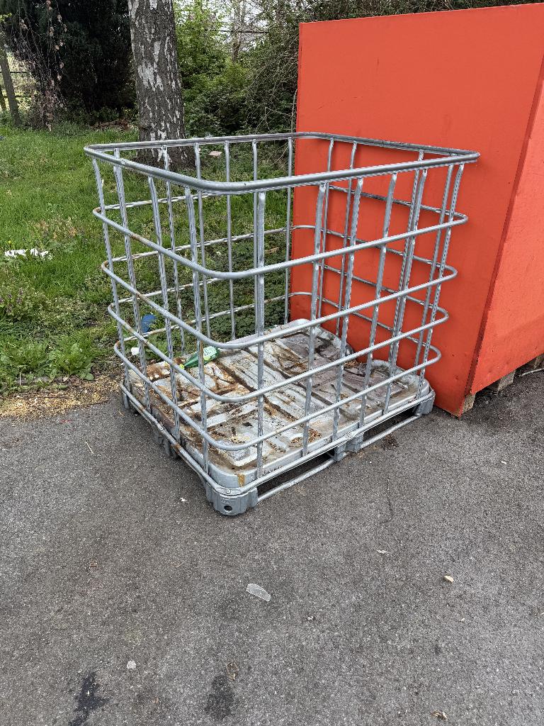 IBC container, Enlèvement, Utilisé