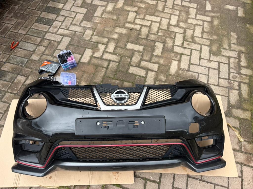 Nissan juke nismo bumper 2013 (beschadigd), Ophalen, Gebruikt, Voor, Bumper