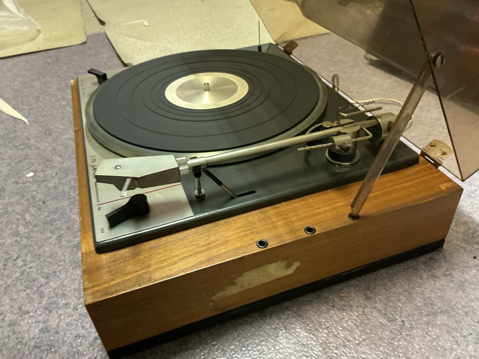 Lenco L 75, Audio, Tv en Foto, Platenspelers, Ophalen, Gebruikt, Platenspeler, Overige merken