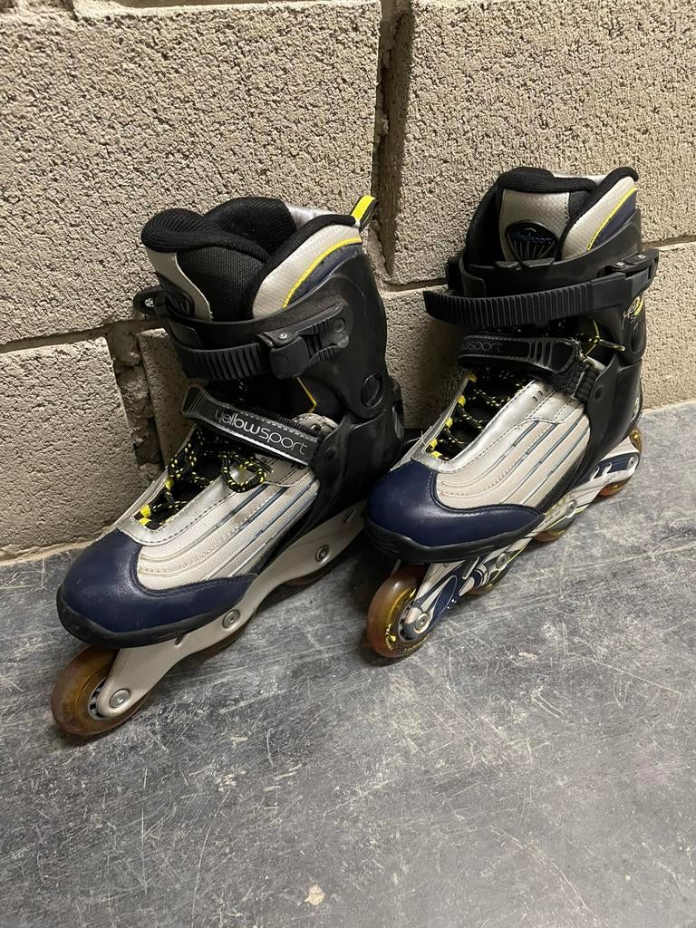 Fijne rolschaatsen maat 41 van Yellowbands, Zo goed als nieuw, Inline skates 4 wielen, Ophalen, Overige merken
