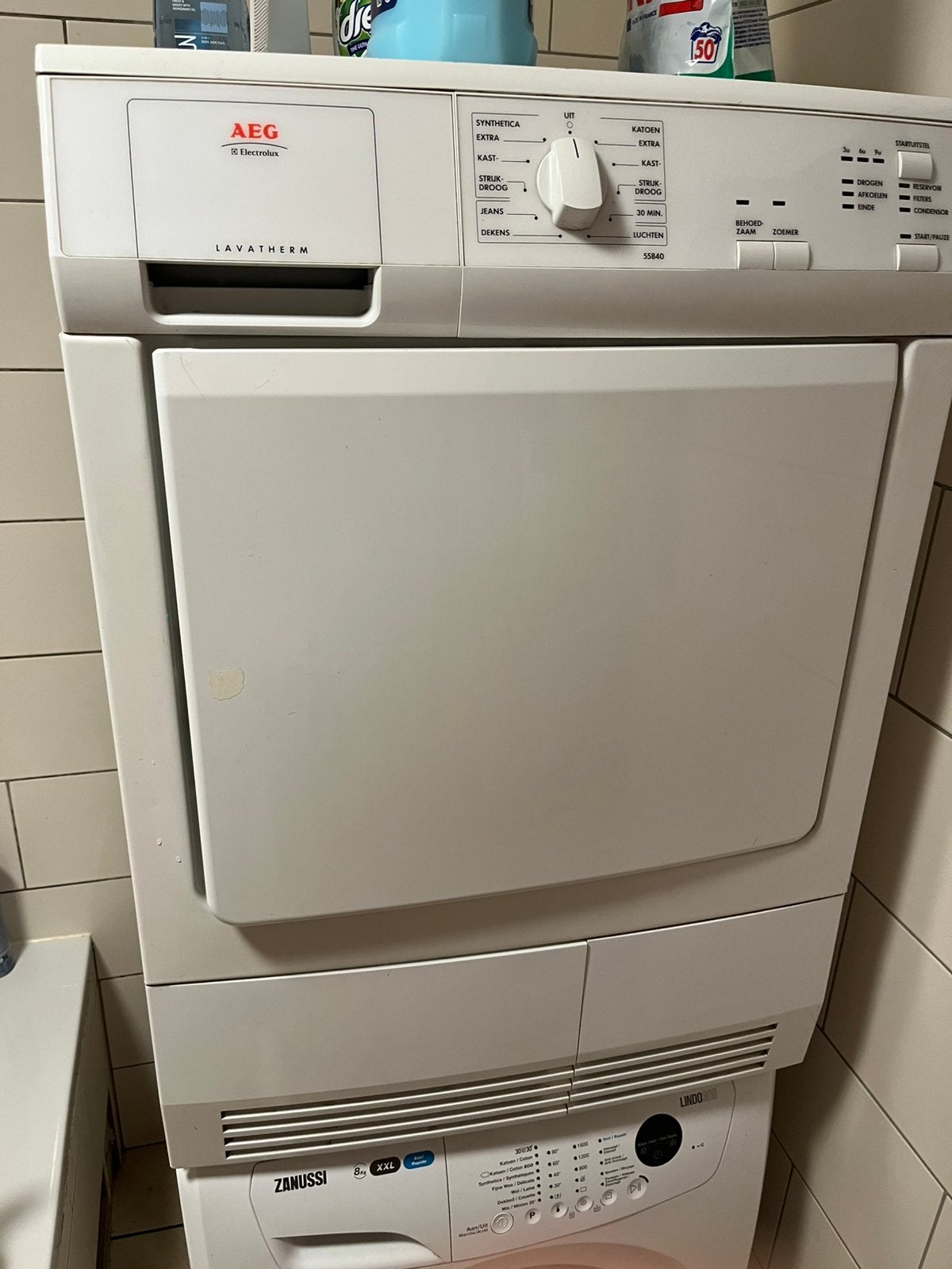 Droogkast AeG Lavatherm, Elektronische apparatuur, Droogkasten, Ophalen, Zo goed als nieuw, Voorlader, Condens