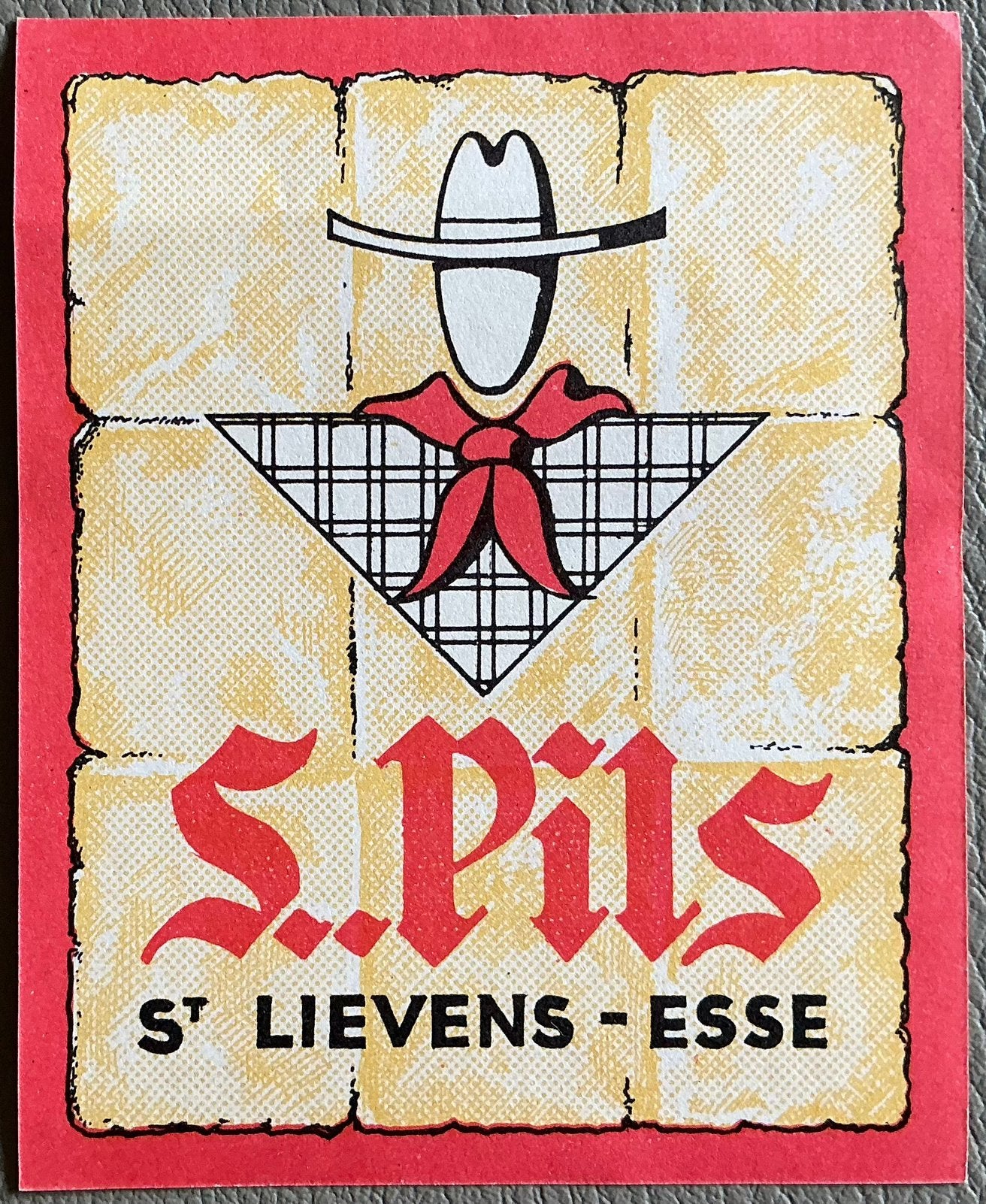 Ancienne étiquette S.PILS/ST Lievens-Esse/bière, Enlèvement ou Envoi, Comme neuf, Autres types