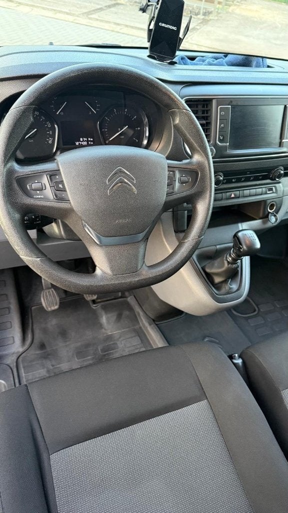 Citroen jumpy 2.0D 6 zitpl 2020, Auto's, Euro 6, Zwart, 210 g/km, Particulier