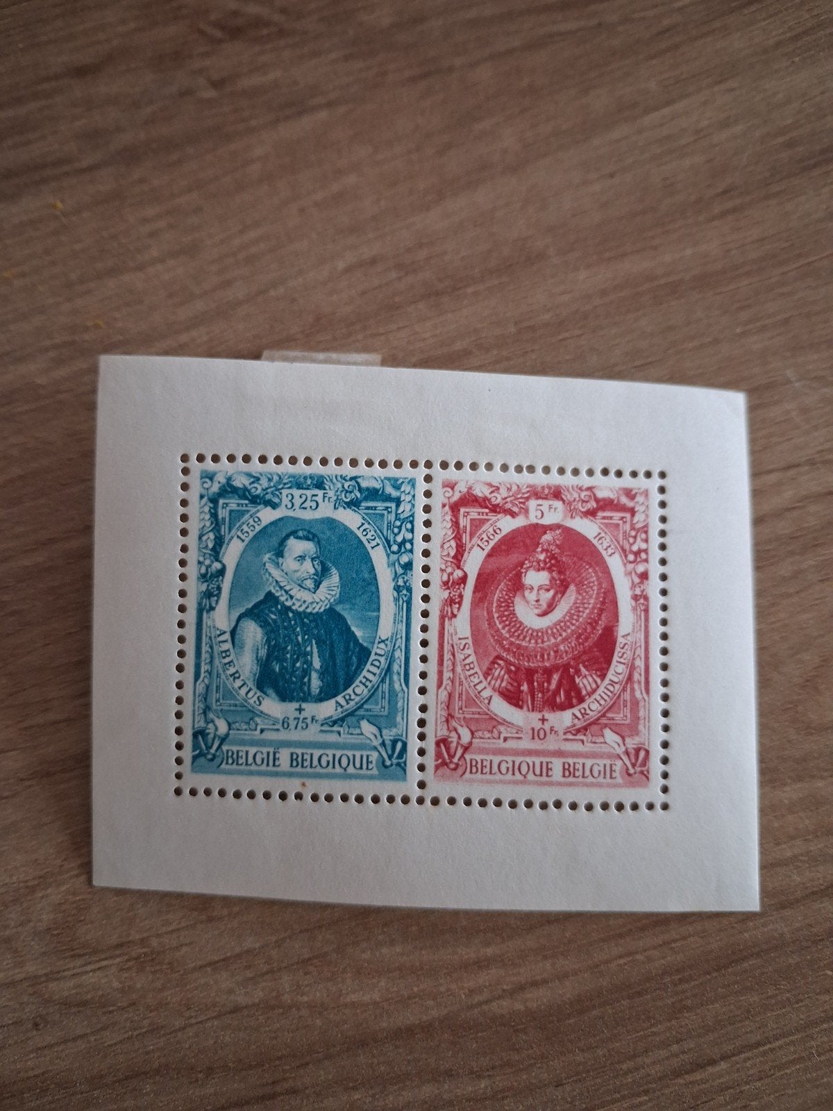 1942 feuillet  Portraits Historiques, Timbres & Monnaies, Timbres | Europe | Belgique, Enlèvement ou Envoi