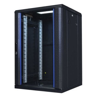 Server-patch kast 19 inch | 18U | 600 x 600 x 1000 mm, Ophalen, Nieuw, Glas, Geperforeerd