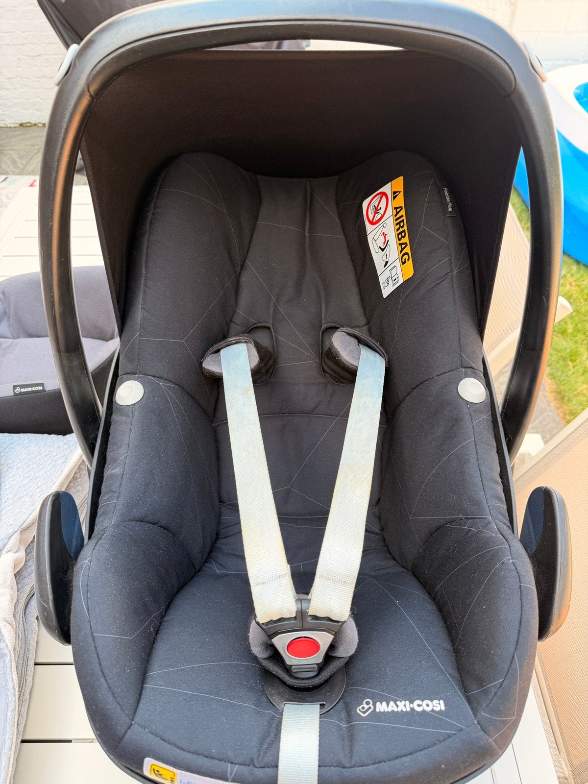 Maxi Cosi Pebble Plus, Kinderen en Baby's, Ophalen, Autogordel of Isofix, Gebruikt, 0 t/m 13 kg