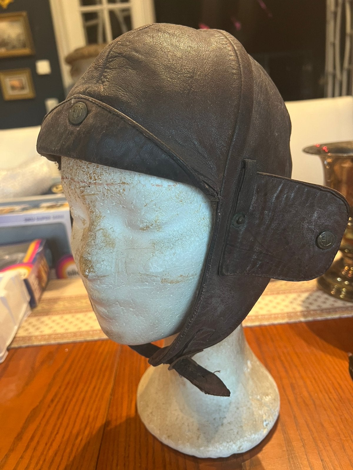Casque de pilote 1er guerre allemand, Enlèvement