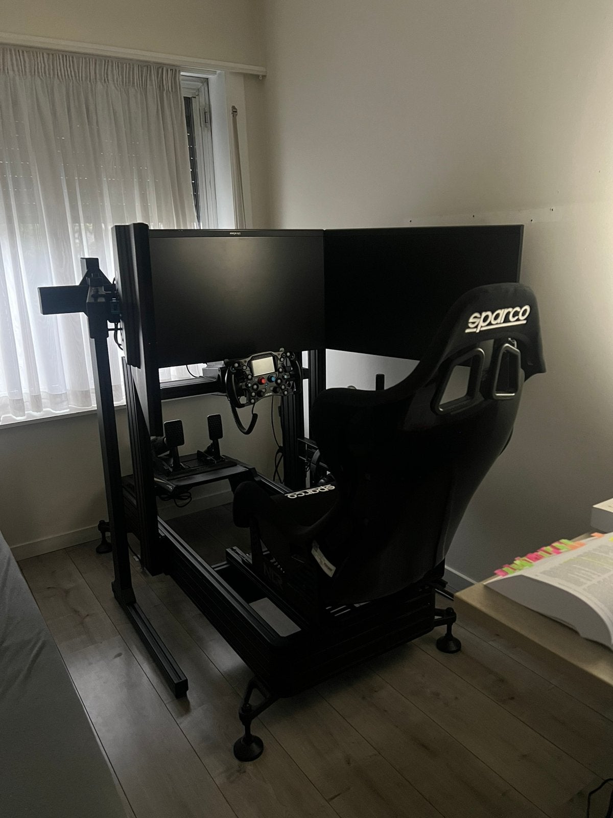 simrig tekoop / simlab , moza active pedal , +++, Ophalen, Zo goed als nieuw