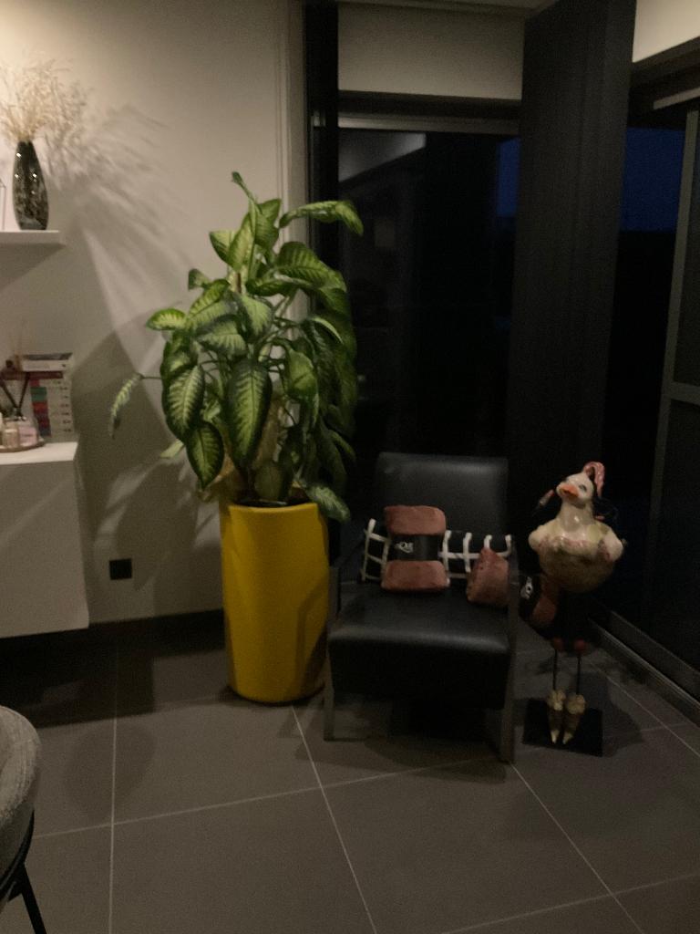 Elho bloempot oker, Ophalen, Zo goed als nieuw, Kunststof, Binnen