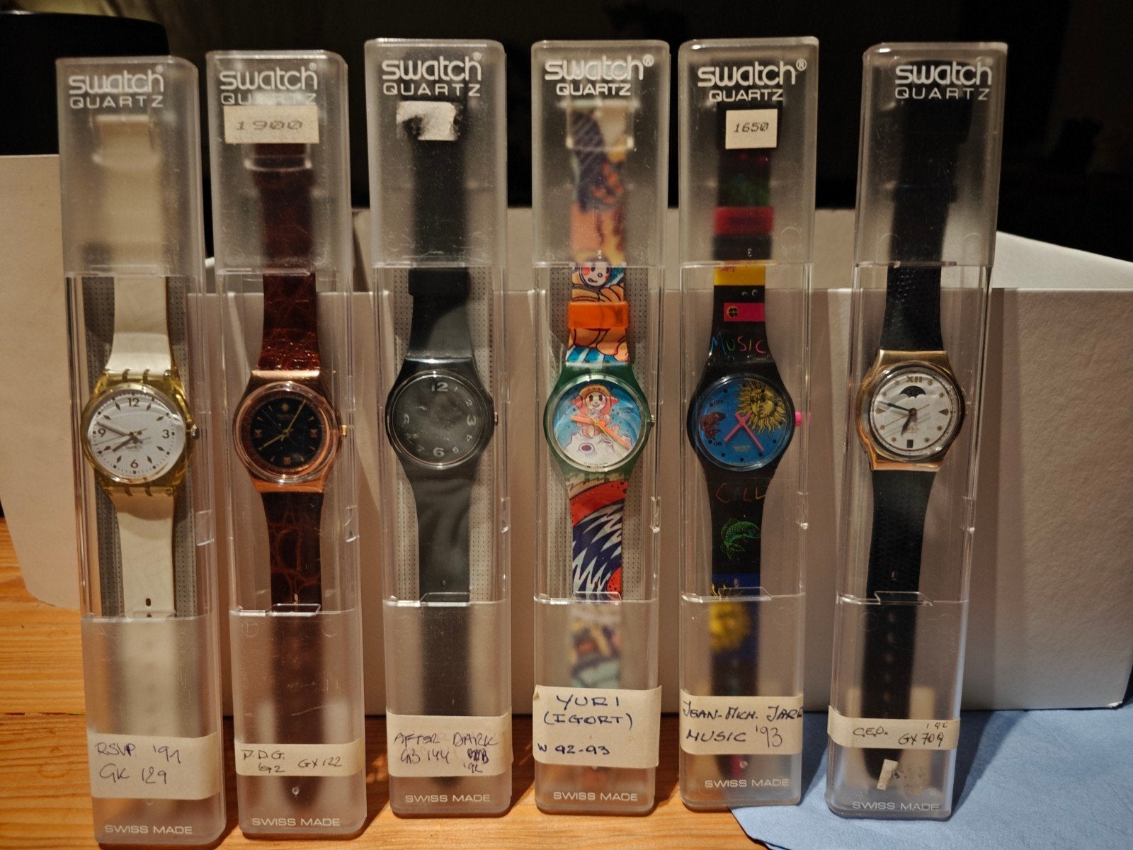 Swatch verzameling begin jaren '90, Ophalen, Swatch