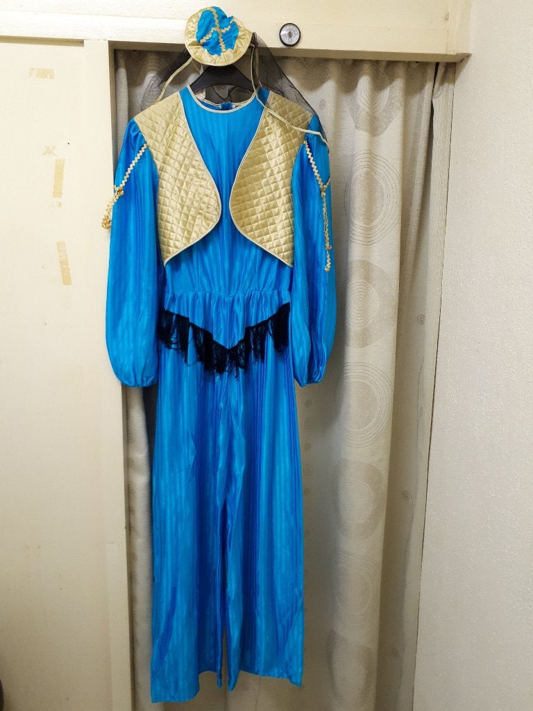 Broekpak 1001 nacht met hoofddeksel maat 46, Ophalen, Gedragen, Maat 46/48 (XL) of groter, Kleding