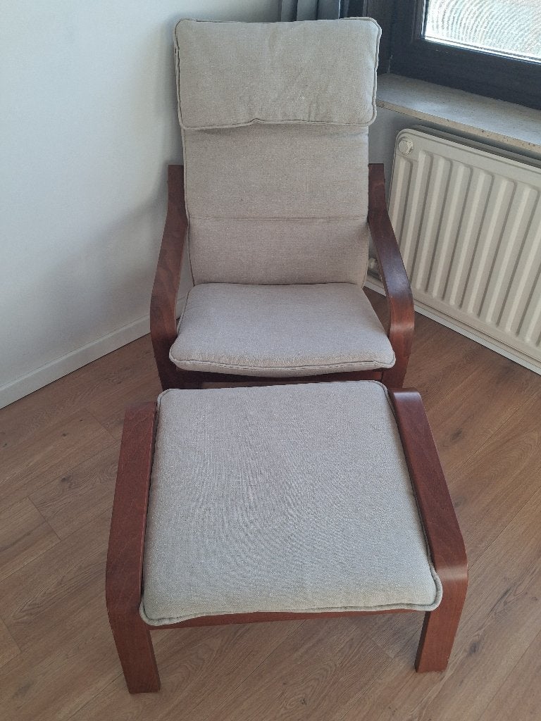 fauteuil, Ophalen, Zo goed als nieuw, Hout