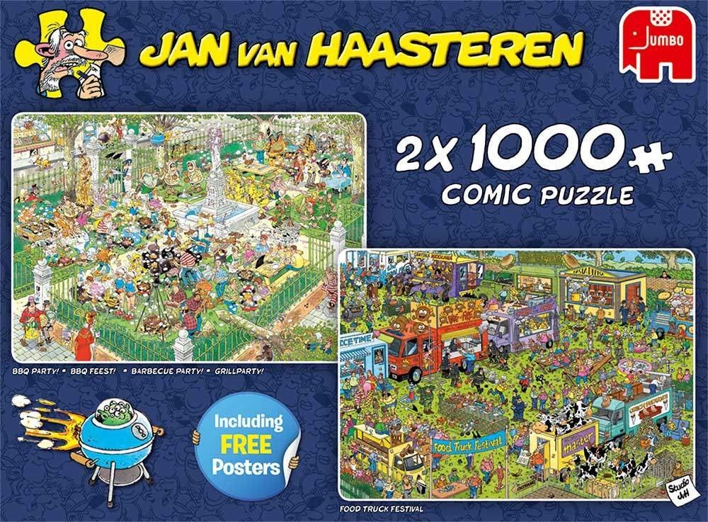 van haasteren 2 x 1000 stuks, Hobby en Vrije tijd, Ophalen of Verzenden, 500 t/m 1500 stukjes, Zo goed als nieuw, Legpuzzel