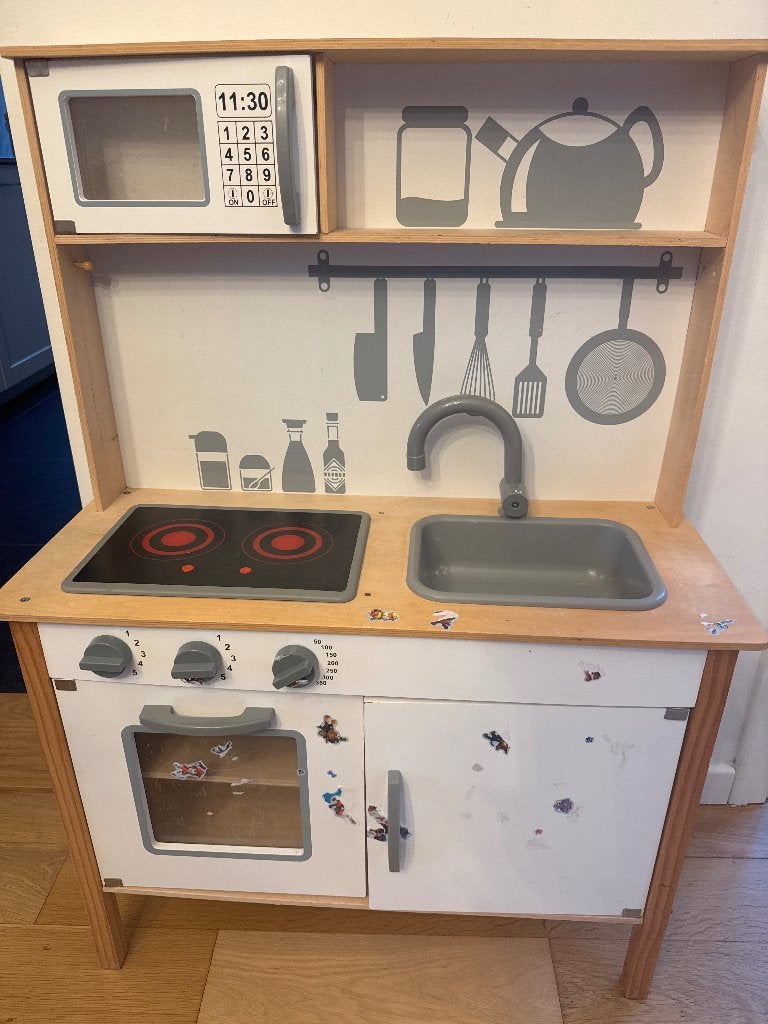 Speelkeuken, Kinderen en Baby's, Ophalen, Gebruikt, Hout, Speelkeuken