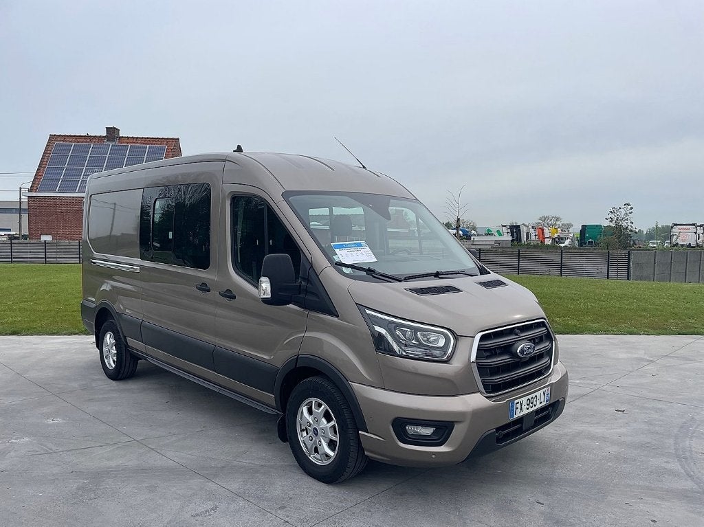LEASING/RENTING Ford Transit double cabine 5 places 130cv, Autos, Achat, Euro 6, Entreprise, Boîte manuelle
