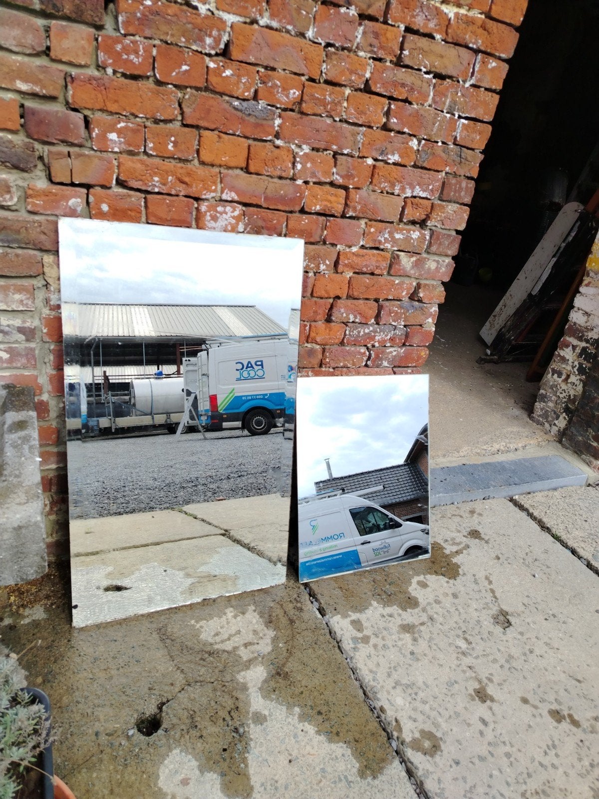 lot de 2 miroirs, Enlèvement