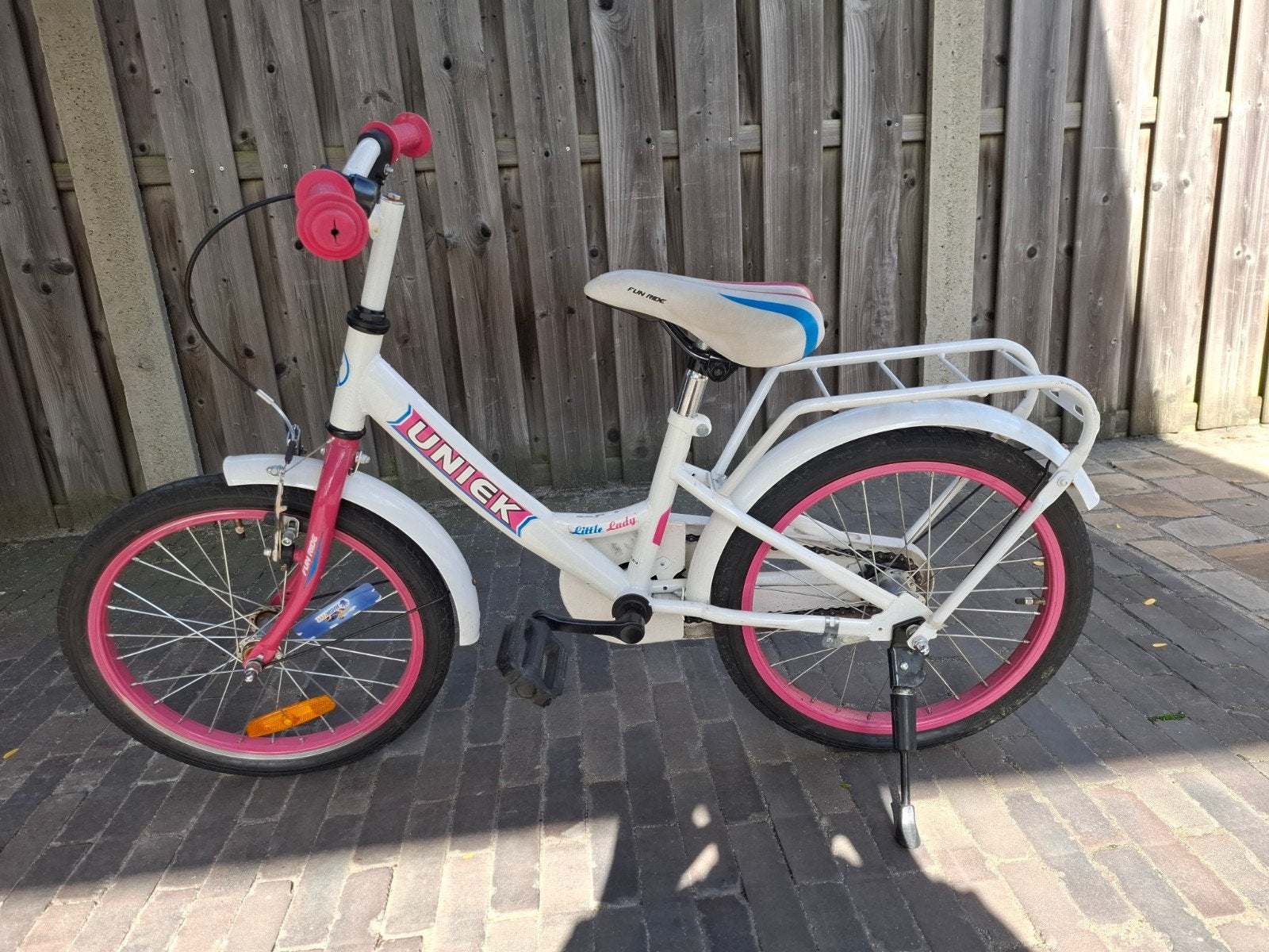 meisjesfiets, Fietsen en Brommers, Ophalen, Terugtraprem, Gebruikt, Handrem