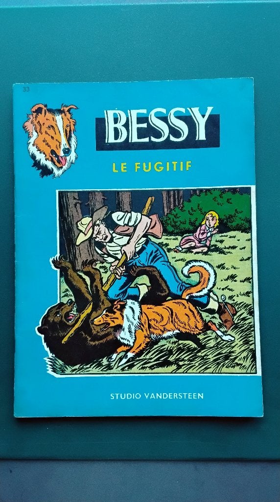 Oude Bessy, Le fugitif uit 1961. 2é druk, Gelezen, Willy Vandersteen, Eén stripboek, Ophalen of Verzenden