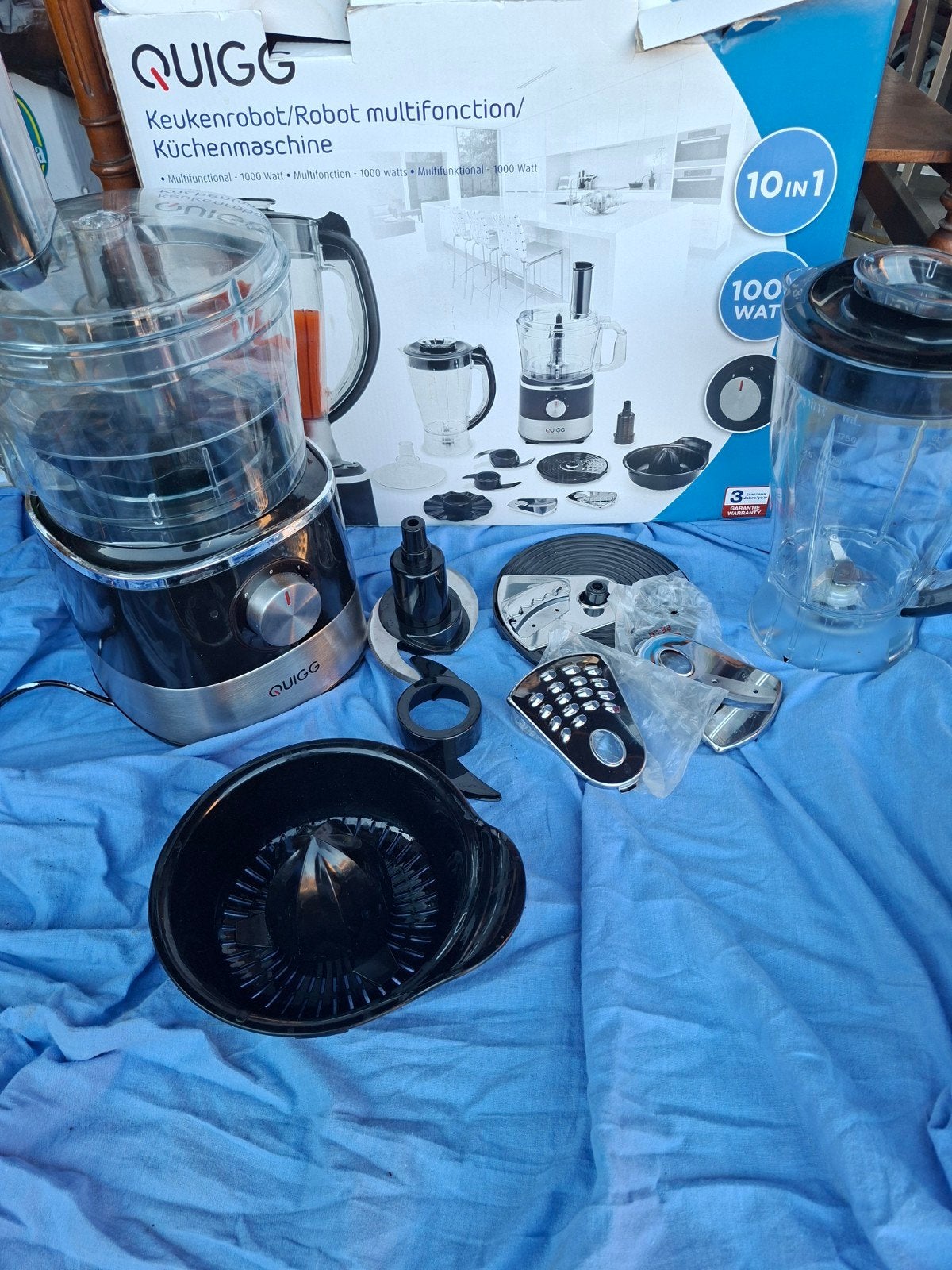 robot de cuisine multifonctions, 2 à 3 litres, Enlèvement, Comme neuf, 2 vitesses