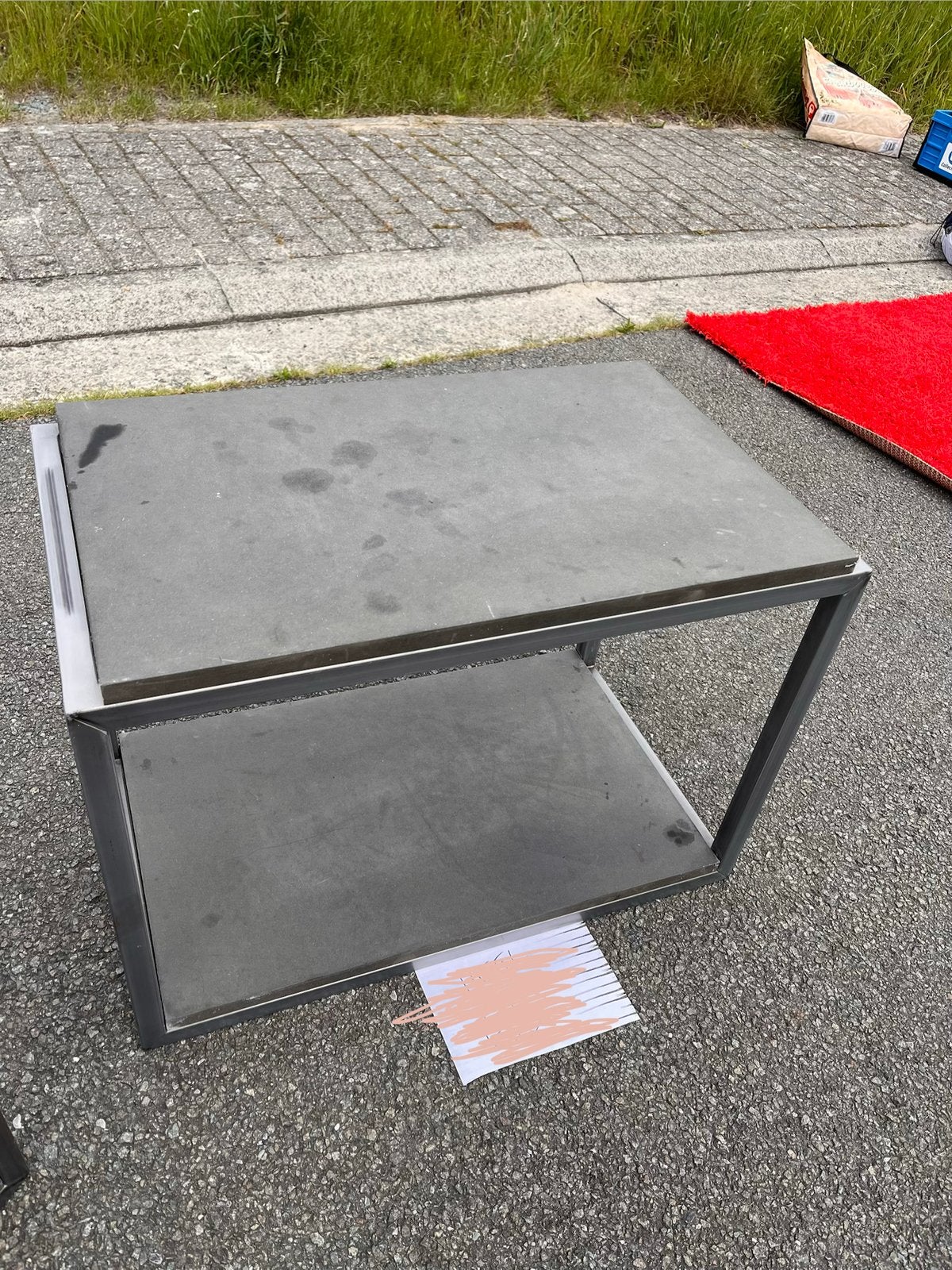 Metalen bijzettafeltjes, Ophalen, Gebruikt