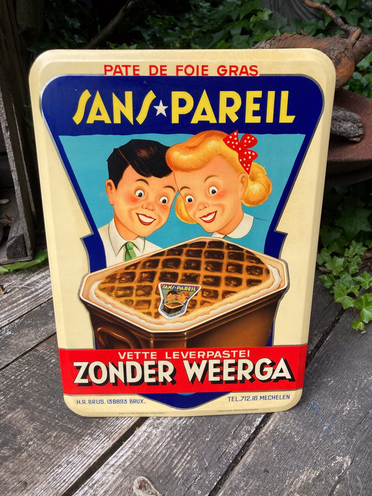 Reclame bordje, Ophalen of Verzenden, Zo goed als nieuw