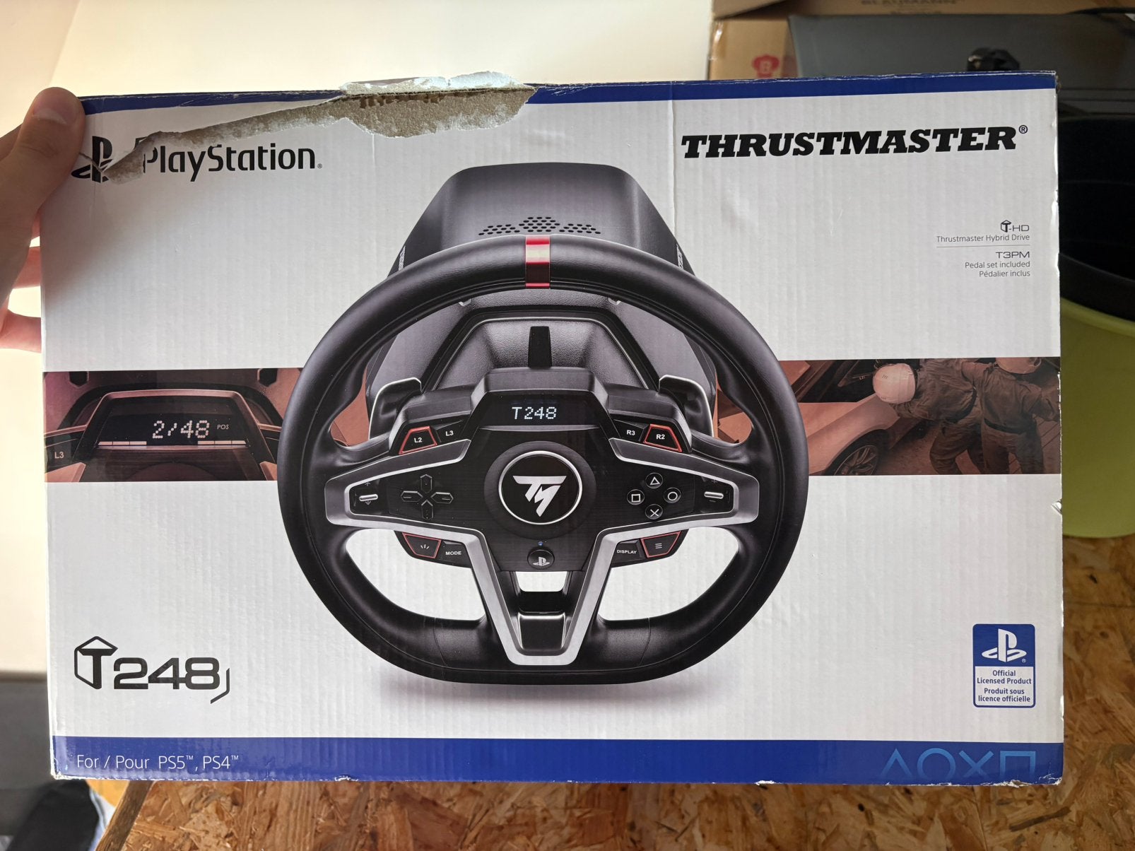 Thrustmaster t248, Ophalen, Zo goed als nieuw