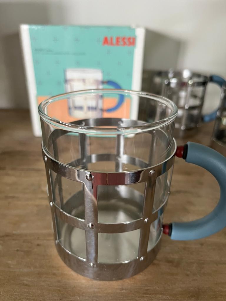 Alessi tas Michael Graves, Huis en Inrichting, Woonaccessoires | Wijnrekken, Zo goed als nieuw, Glas, Ophalen