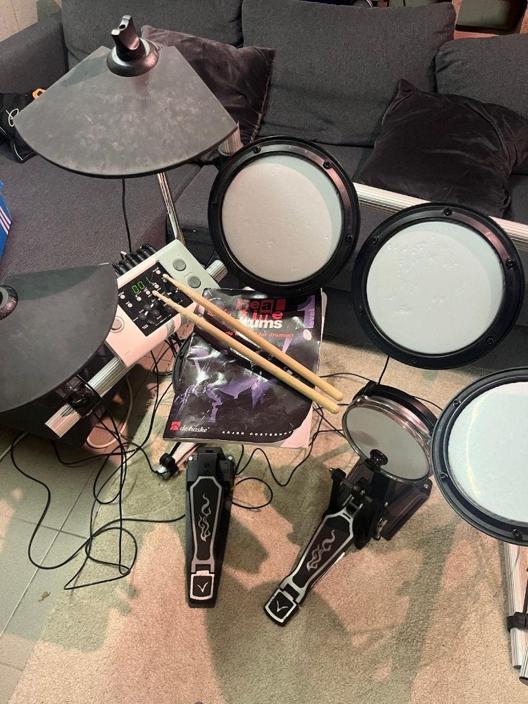 Elektronisch drumstel, Muziek en Instrumenten, Drumstellen en Slagwerk, Ophalen, Gebruikt, Overige merken, Elektronisch