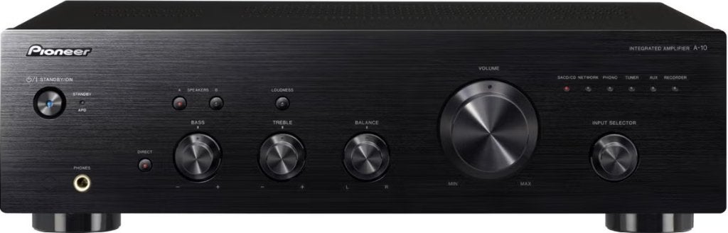 Vintage Pioneer A-10A Black Geïntegreerde versterker, Ophalen of Verzenden, Zo goed als nieuw, 60 tot 120 watt, Pioneer