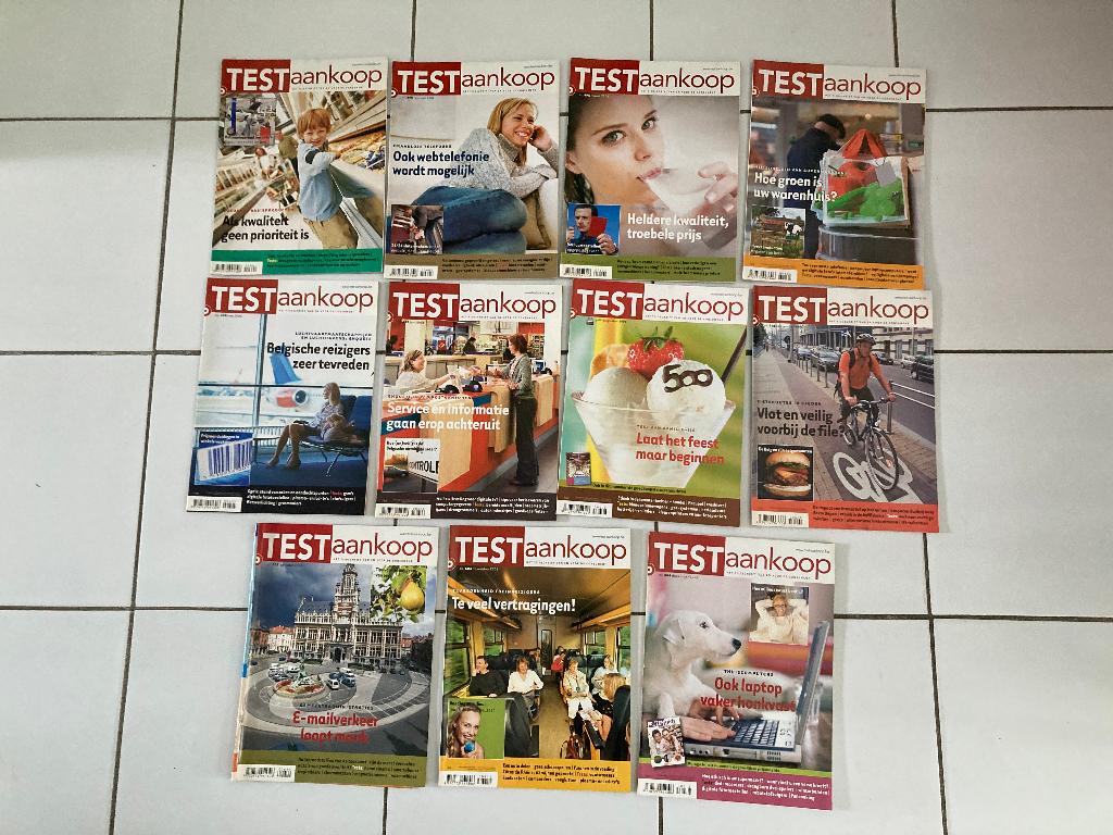 11 magazines TESTAANKOOP 2006 ( nr 494 t/m 504 ), Verzenden, 1980 tot heden, Tijdschrift