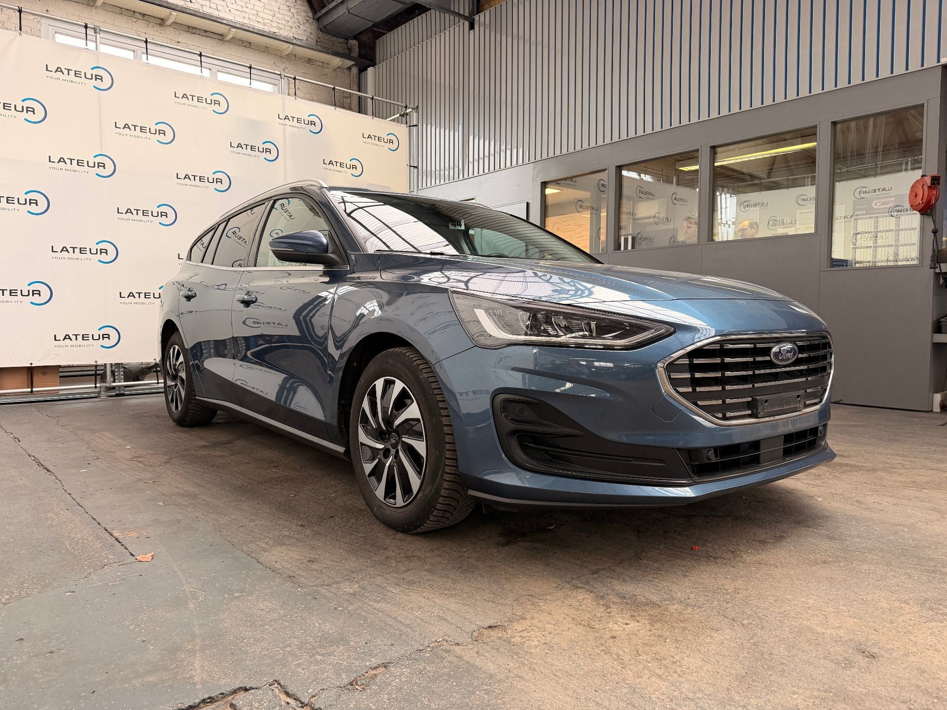 Ford Focus Titanium 1.0i EcoBoost mHEV - 92kW / 125 Pk M6 FW, 1441 kg, Achat, Euro 6, Bleu