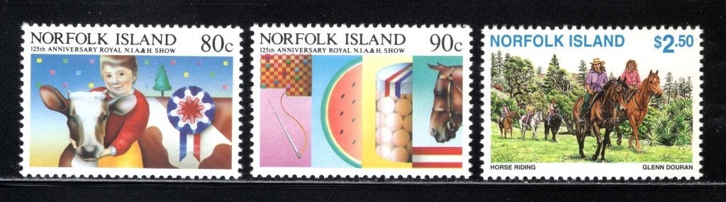 NORFOLK ISLAND Lot zegels MNH, Postzegels en Munten, Postzegels | Oceanië, Verzenden, Postfris