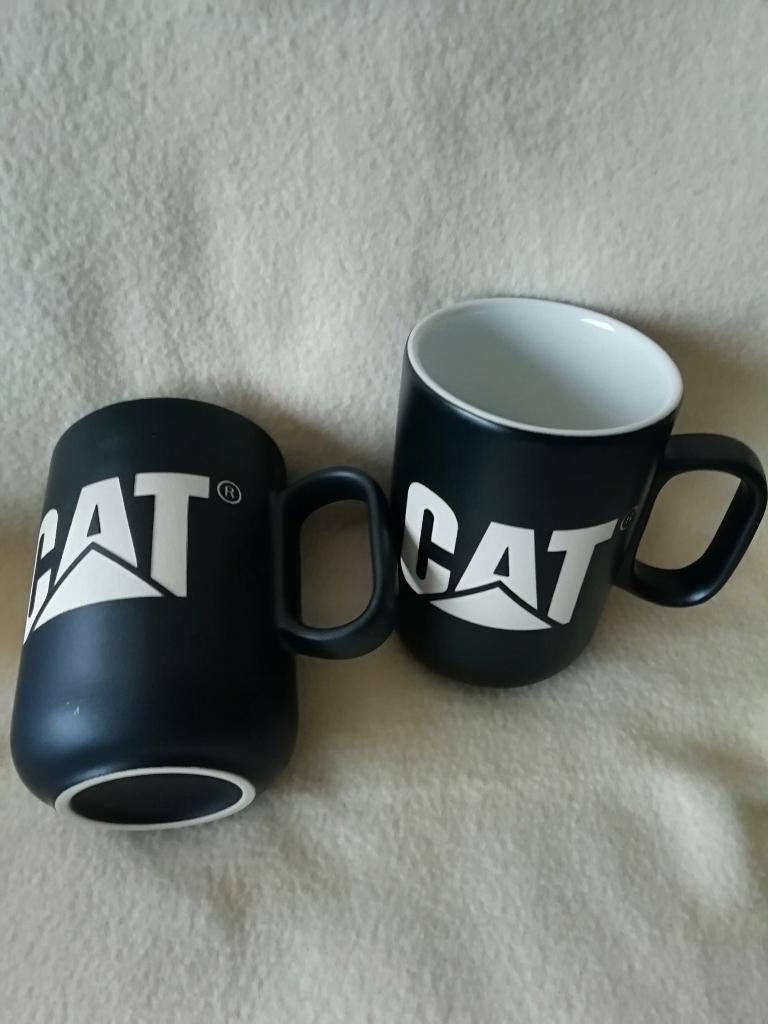 Drinktas mok  (2 stuks)) CAT caterpillar  NIEUW, Ophalen