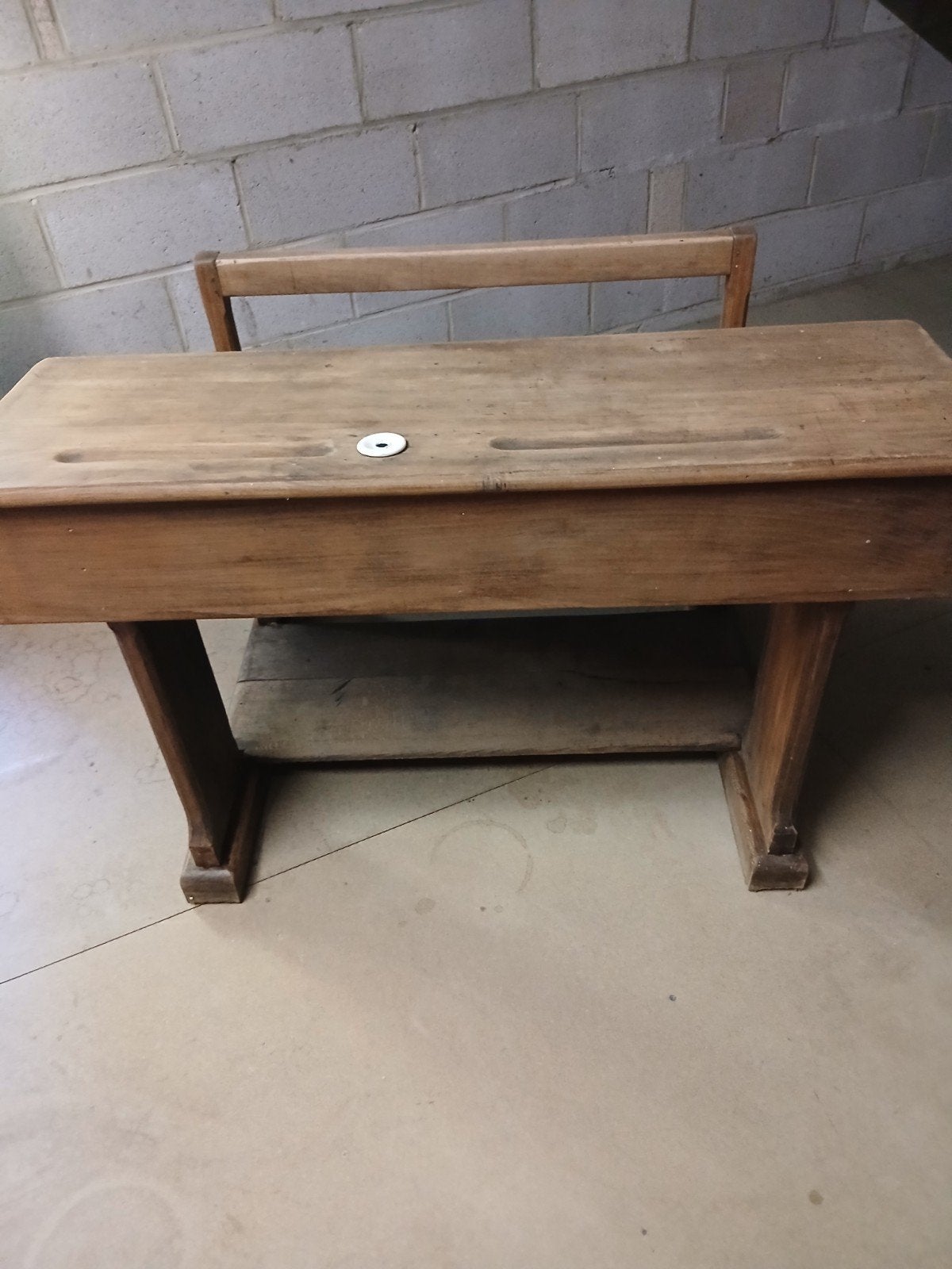 ancien banc d écolier, Enlèvement
