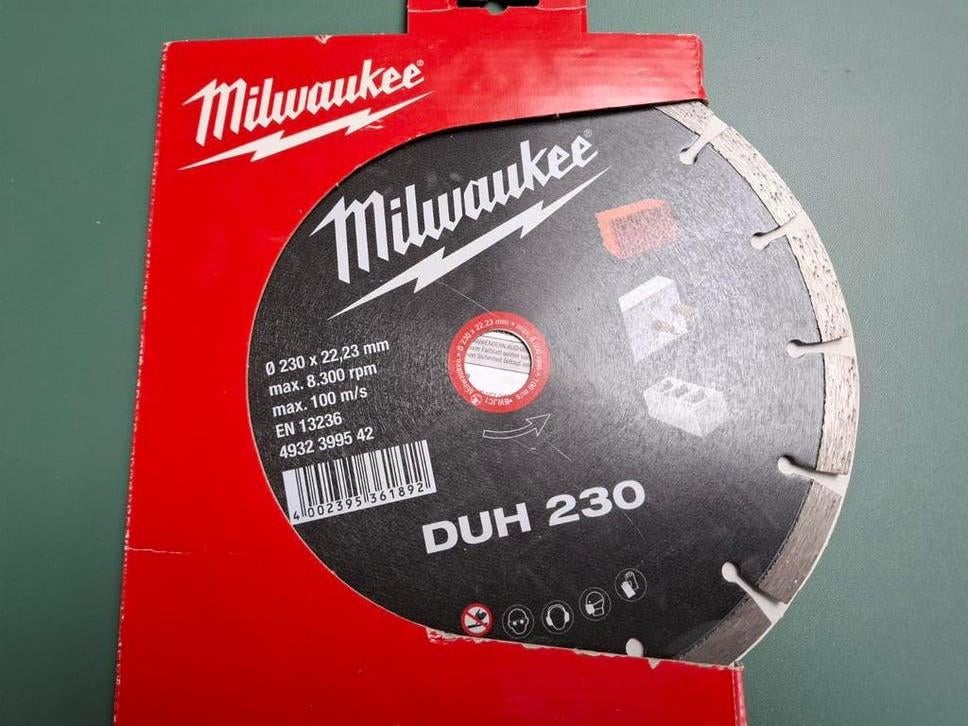 Disque pour béton, Enlèvement