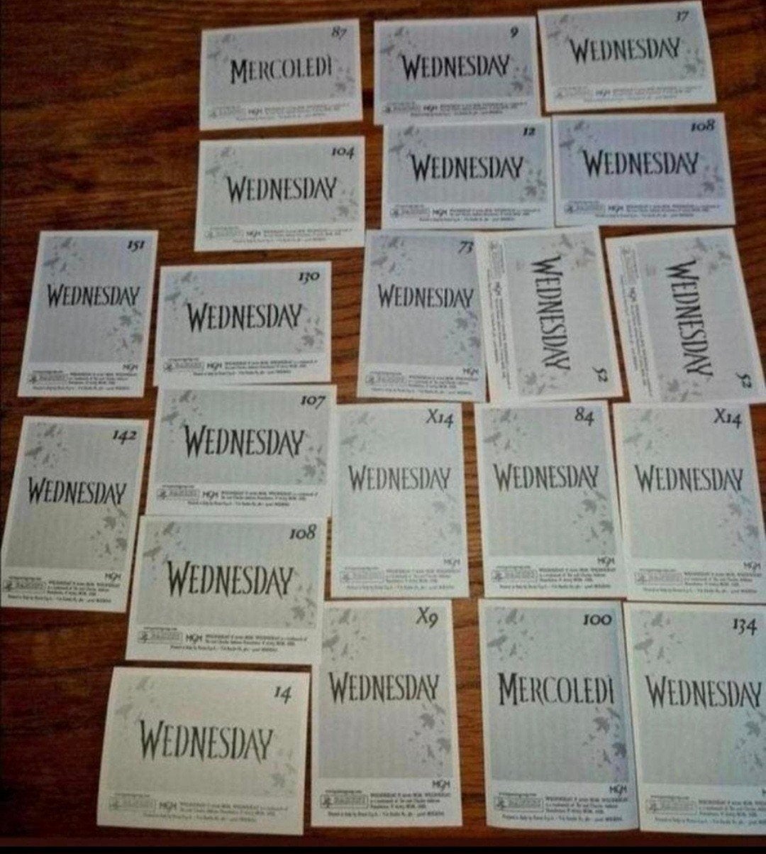 Panini wendsday, Enlèvement ou Envoi, Autocollant