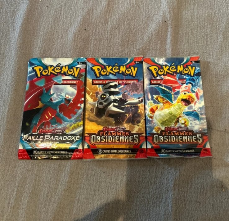 Lot 3 boosters pokemon, Enlèvement ou Envoi, Comme neuf, Booster