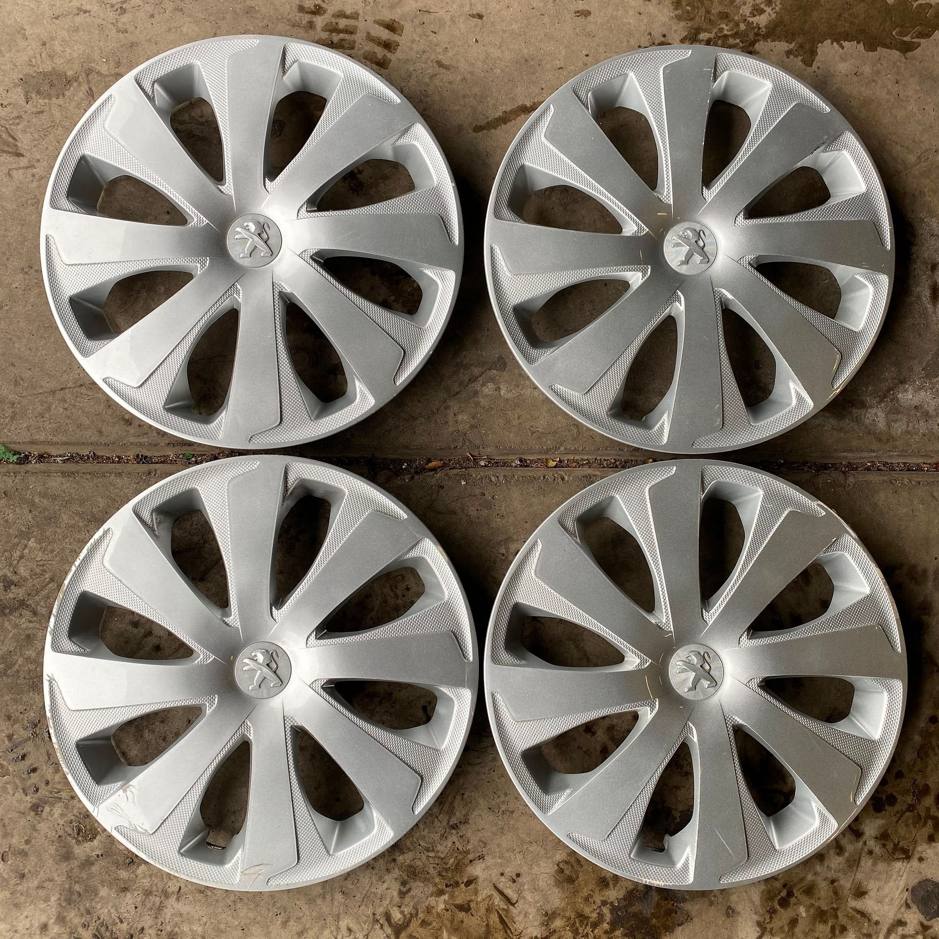 Wieldoppen Peugeot 108 B000879880 Set 14 inch Dop Naafkap Si, Gebruikt, -, -, Ophalen of Verzenden