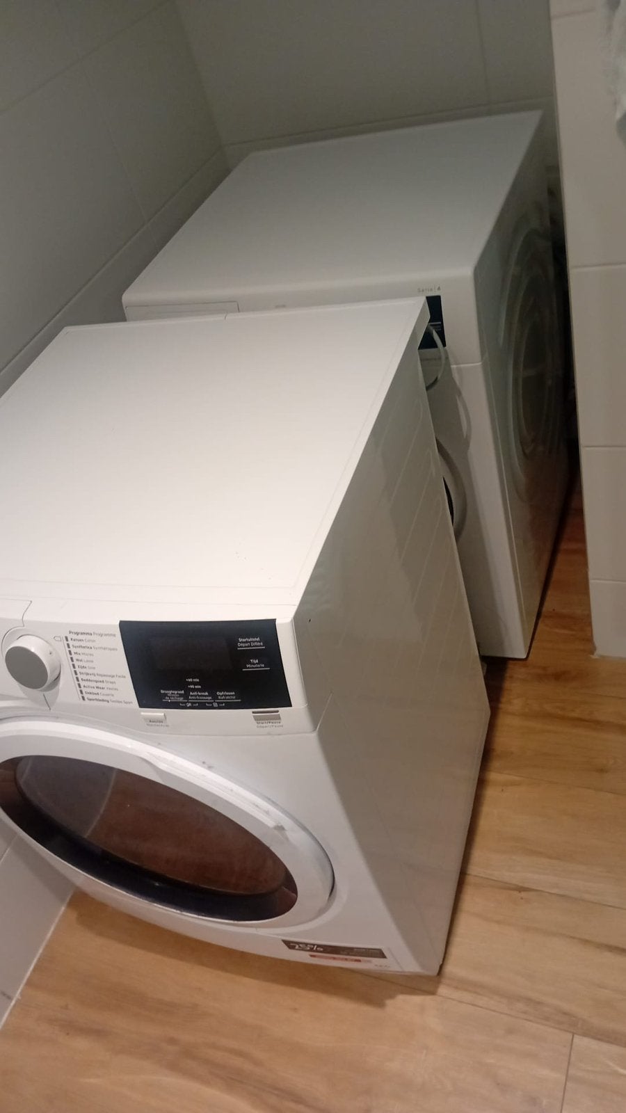 Wasmachine en droogmachine, Ophalen, Zo goed als nieuw