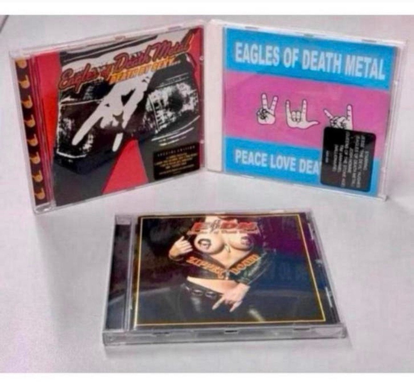 3X Speciale CD cds Eagles Of Death Metal - Rock hardrock, Cd's en Dvd's, Cd's | Hardrock en Metal, Ophalen of Verzenden, Zo goed als nieuw