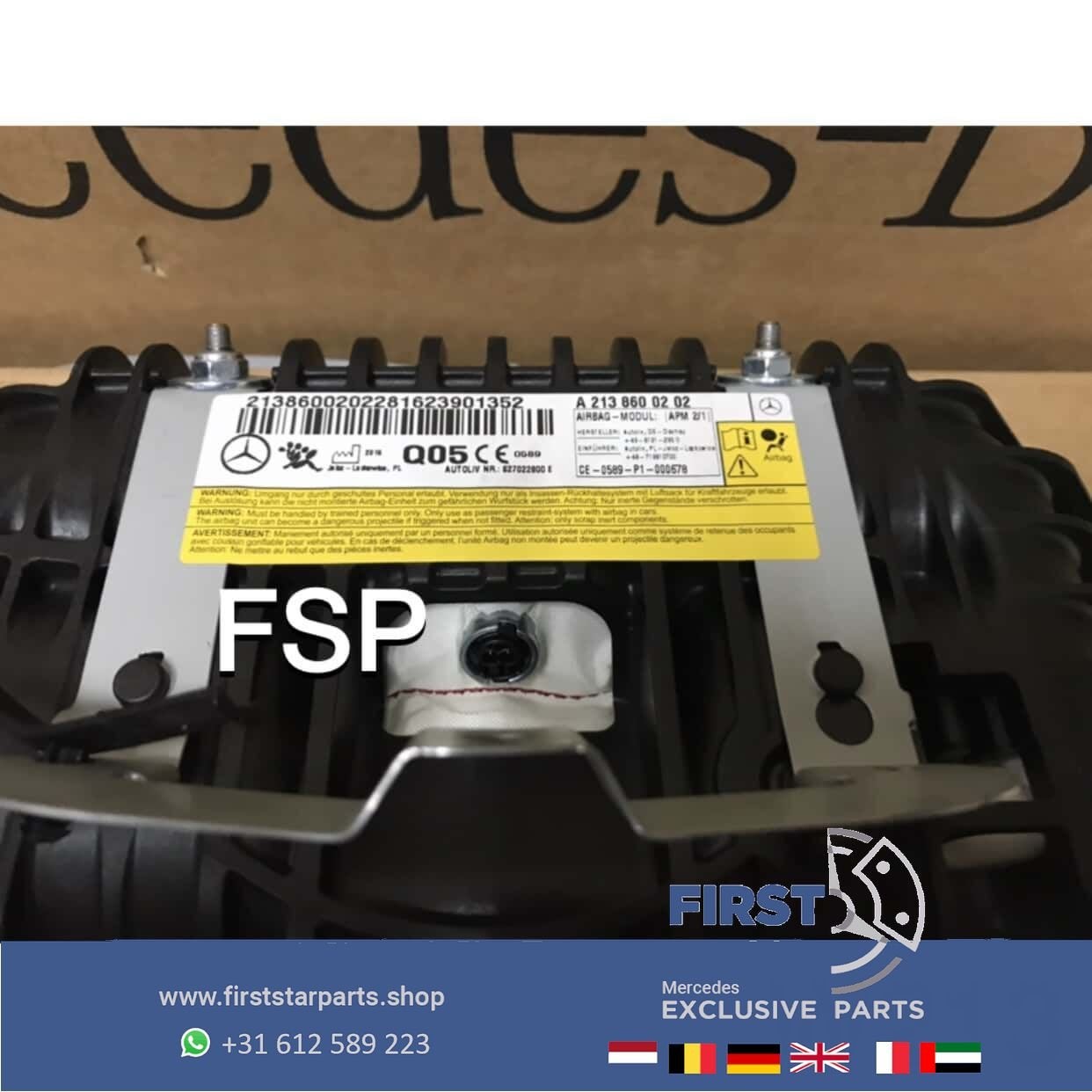 W213 W238 S213 DASHBOARD AIRBAG Mercedes E Klasse 2016-2021, Gebruikt, -, Ophalen of Verzenden, -