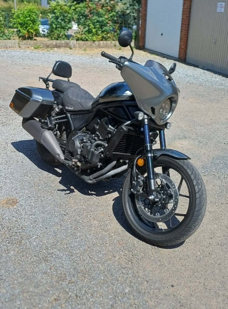 Honda CMX 1100 Rebel DCT (2025) – État Neuf – 3812 km, Motoren, 2 cilinders, Nieuw, Motorrijbewijs A, Handvatverwarming